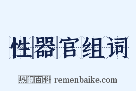 性器官组词是什么意思的图片